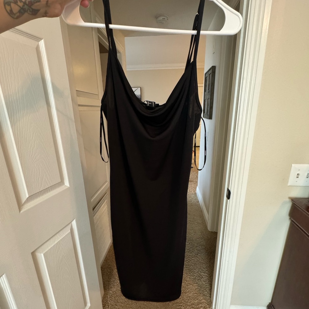 Black cocktail dress